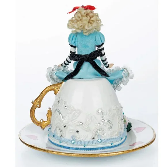 Katherine's Collection Alice on a Teacup Figurine
